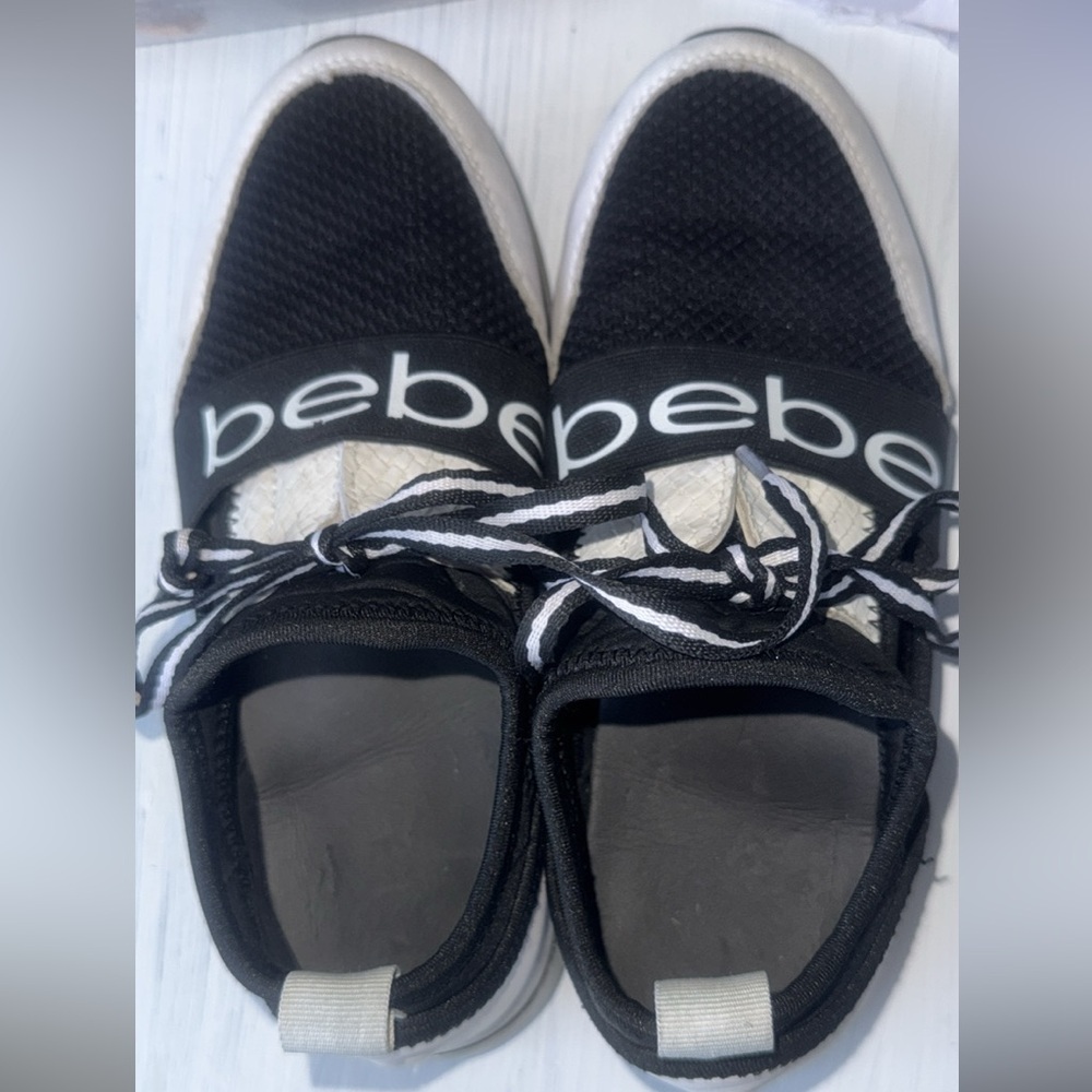 Bebe Black and White Sneakers
